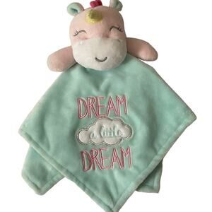 Baby Starter Unicorn Lovey Pink Dream A Little Dream Security Blanket Rattle